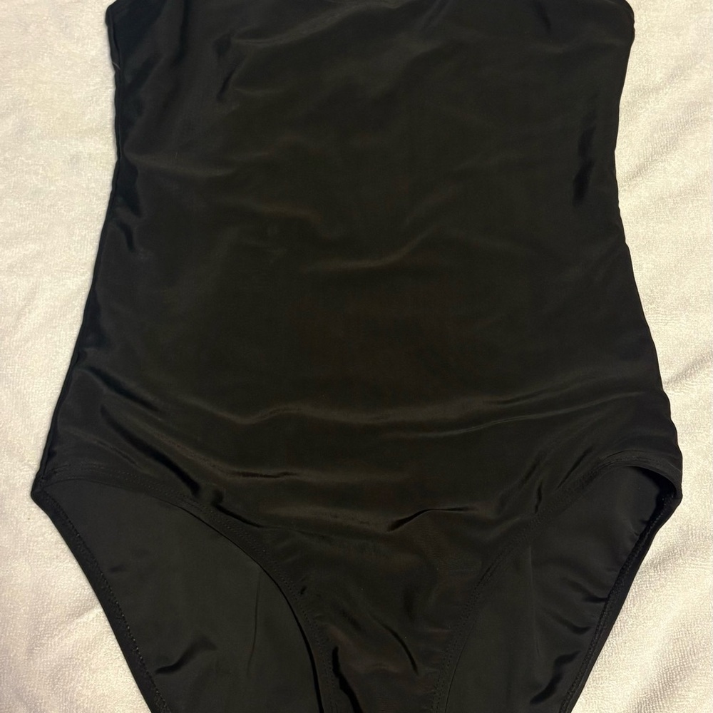 Black One-Piece Swimsuit